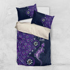Melbourne Storm NAIDOC Week 2026 Bedding Set Aboriginal Lizard Dot Painting - 50 Years of Deadly