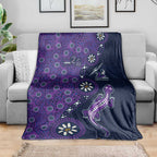 Melbourne Storm NAIDOC Week 2026 Blanket Aboriginal Lizard Dot Painting - 50 Years of Deadly