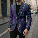 Melbourne Storm NAIDOC Week 2026 Blazer Aboriginal Lizard Dot Painting - 50 Years of Deadly