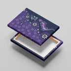 Melbourne Storm NAIDOC Week 2026 Canvas Wall Art Aboriginal Lizard Dot Painting - 50 Years of Deadly