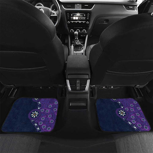 Melbourne Storm NAIDOC Week 2026 Car Mats Aboriginal Lizard Dot Painting - 50 Years of Deadly