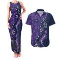 Melbourne Storm NAIDOC Week 2026 Couples Matching Tank Maxi Dress and Hawaiian Shirt Aboriginal Lizard Dot Painting - 50 Years of Deadly