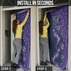 Melbourne Storm NAIDOC Week 2026 Door Cover Aboriginal Lizard Dot Painting - 50 Years of Deadly