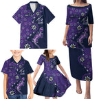 Melbourne Storm NAIDOC Week 2026 Family Matching Puletasi and Hawaiian Shirt Aboriginal Lizard Dot Painting - 50 Years of Deadly
