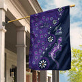 Melbourne Storm NAIDOC Week 2026 Garden Flag Aboriginal Lizard Dot Painting - 50 Years of Deadly