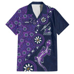 Melbourne Storm NAIDOC Week 2026 Hawaiian Shirt Aboriginal Lizard Dot Painting - 50 Years of Deadly