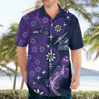 Melbourne Storm NAIDOC Week 2026 Hawaiian Shirt Aboriginal Lizard Dot Painting - 50 Years of Deadly
