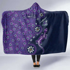 Melbourne Storm NAIDOC Week 2026 Hooded Blanket Aboriginal Lizard Dot Painting - 50 Years of Deadly