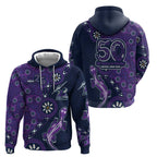Melbourne Storm NAIDOC Week 2026 Hoodie Aboriginal Lizard Dot Painting - 50 Years of Deadly