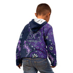 Melbourne Storm NAIDOC Week 2026 Kid Hoodie Aboriginal Lizard Dot Painting - 50 Years of Deadly