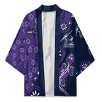 Melbourne Storm NAIDOC Week 2026 Kimono Aboriginal Lizard Dot Painting - 50 Years of Deadly