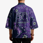 Melbourne Storm NAIDOC Week 2026 Kimono Aboriginal Lizard Dot Painting - 50 Years of Deadly
