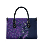 Melbourne Storm NAIDOC Week 2026 Leather Bag Aboriginal Lizard Dot Painting - 50 Years of Deadly