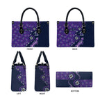 Melbourne Storm NAIDOC Week 2026 Leather Bag Aboriginal Lizard Dot Painting - 50 Years of Deadly