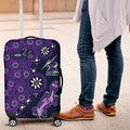 Melbourne Storm NAIDOC Week 2026 Luggage Cover Aboriginal Lizard Dot Painting - 50 Years of Deadly