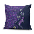 Melbourne Storm NAIDOC Week 2026 Pillow Cover Aboriginal Lizard Dot Painting - 50 Years of Deadly