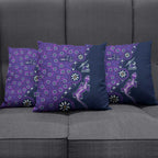 Melbourne Storm NAIDOC Week 2026 Pillow Cover Aboriginal Lizard Dot Painting - 50 Years of Deadly