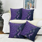 Melbourne Storm NAIDOC Week 2026 Pillow Cover Aboriginal Lizard Dot Painting - 50 Years of Deadly