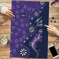 Melbourne Storm NAIDOC Week 2026 Puzzle Aboriginal Lizard Dot Painting - 50 Years of Deadly