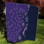 Melbourne Storm NAIDOC Week 2026 Quilt Aboriginal Lizard Dot Painting - 50 Years of Deadly