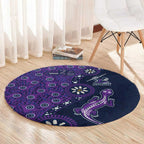 Melbourne Storm NAIDOC Week 2026 Round Carpet Aboriginal Lizard Dot Painting - 50 Years of Deadly