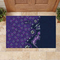 Melbourne Storm NAIDOC Week 2026 Rubber Doormat Aboriginal Lizard Dot Painting - 50 Years of Deadly
