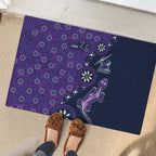 Melbourne Storm NAIDOC Week 2026 Rubber Doormat Aboriginal Lizard Dot Painting - 50 Years of Deadly