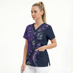 Melbourne Storm NAIDOC Week 2026 Scrub Top Aboriginal Lizard Dot Painting - 50 Years of Deadly