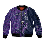 Melbourne Storm NAIDOC Week 2026 Sleeve Zip Bomber Jacket Aboriginal Lizard Dot Painting - 50 Years of Deadly