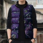 Melbourne Storm NAIDOC Week 2026 Sleeveless Puffer Jacket Aboriginal Lizard Dot Painting - 50 Years of Deadly