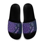 Melbourne Storm NAIDOC Week 2026 Slide Sandals Aboriginal Lizard Dot Painting - 50 Years of Deadly