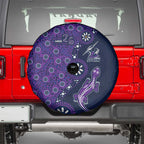Melbourne Storm NAIDOC Week 2026 Spare Tire Cover Aboriginal Lizard Dot Painting - 50 Years of Deadly