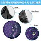 Melbourne Storm NAIDOC Week 2026 Spare Tire Cover Aboriginal Lizard Dot Painting - 50 Years of Deadly