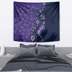 Melbourne Storm NAIDOC Week 2026 Tapestry Aboriginal Lizard Dot Painting - 50 Years of Deadly