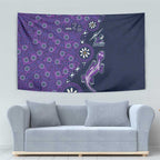 Melbourne Storm NAIDOC Week 2026 Tapestry Aboriginal Lizard Dot Painting - 50 Years of Deadly