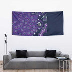 Melbourne Storm NAIDOC Week 2026 Tapestry Aboriginal Lizard Dot Painting - 50 Years of Deadly