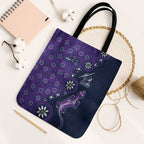 Melbourne Storm NAIDOC Week 2026 Tote Bag Aboriginal Lizard Dot Painting - 50 Years of Deadly