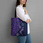 Melbourne Storm NAIDOC Week 2026 Tote Bag Aboriginal Lizard Dot Painting - 50 Years of Deadly