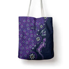 Melbourne Storm NAIDOC Week 2026 Tote Bag Aboriginal Lizard Dot Painting - 50 Years of Deadly