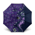 Melbourne Storm NAIDOC Week 2026 Umbrella Aboriginal Lizard Dot Painting - 50 Years of Deadly