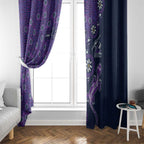 Melbourne Storm NAIDOC Week 2026 Window Curtain Aboriginal Lizard Dot Painting - 50 Years of Deadly