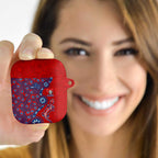 Newcastle Knights NAIDOC Week 2026 AirPods Case Aboriginal Lizard Dot Painting - 50 Years of Deadly