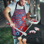 Newcastle Knights NAIDOC Week 2026 Apron Aboriginal Lizard Dot Painting - 50 Years of Deadly
