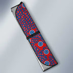 Newcastle Knights NAIDOC Week 2026 Auto Sun Shade Aboriginal Lizard Dot Painting - 50 Years of Deadly