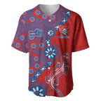 Newcastle Knights NAIDOC Week 2026 Baseball Jersey Aboriginal Lizard Dot Painting - 50 Years of Deadly
