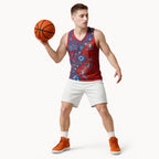 Newcastle Knights NAIDOC Week 2026 Basketball Jersey Aboriginal Lizard Dot Painting - 50 Years of Deadly
