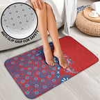 Newcastle Knights NAIDOC Week 2026 Bathroom Set Aboriginal Lizard Dot Painting - 50 Years of Deadly