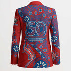 Newcastle Knights NAIDOC Week 2026 Blazer Aboriginal Lizard Dot Painting - 50 Years of Deadly