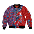 Newcastle Knights NAIDOC Week 2026 Bomber Jacket Aboriginal Lizard Dot Painting - 50 Years of Deadly
