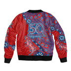 Newcastle Knights NAIDOC Week 2026 Bomber Jacket Aboriginal Lizard Dot Painting - 50 Years of Deadly